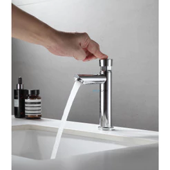 Torneira Automática Temporizada inox metal banheiro Lavatório