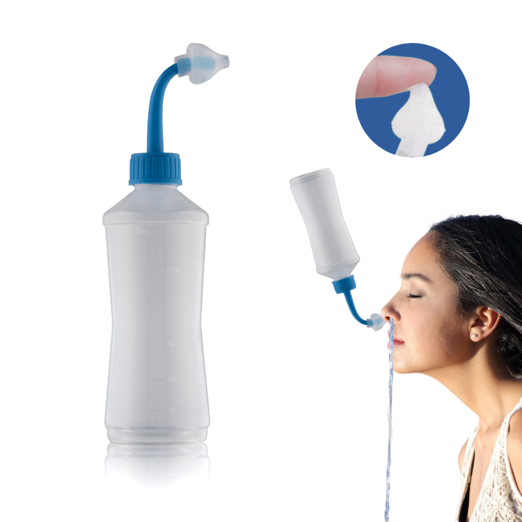 Dispositivo Para Lavagem Nasal Com Bico de Silicone