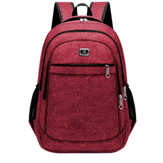 Mochila Unissex Notebook Resistente agua para Viagem ou Escola Vermelha