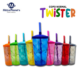 COPO TWISTER 500ml TAMPA NORMAL | Ideal para Drinks e Festas | Aniversários | Casamentos | Chá de Bebê | Ideal Para Personalizações | Decorações