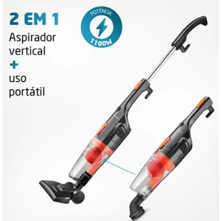 Aspirador De Pó Vertical 2 em 1 Turbo 220 Volts - Mondial