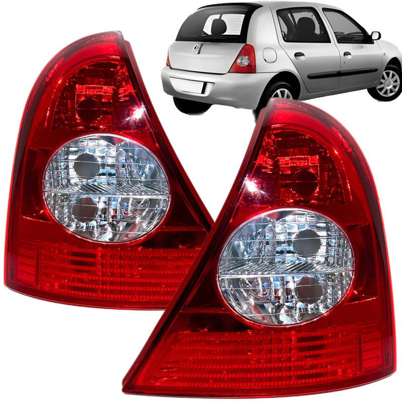 Lanterna Traseira Clio 2003 2004 2005 2006 2007 2008 2009 2010 Bicolor 03 04 05 06 07 08 09 10 em Oferta na Shopee