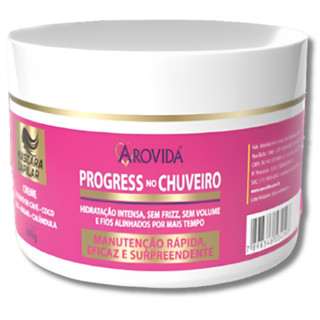 Progressiva de chuveiro Creme Super Hidratação 300gr Arovida