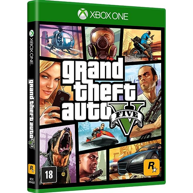 GTA 5 - GRAND THEFT AUTO V -  - XBOX ONE MÍDIA FÍSICA ORIGINAL - XONE