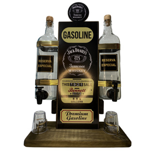 Pingometro Posto de Cachaça 2 Garrafas Vidro Decoração Rustico Churrasco em Oferta na Shopee