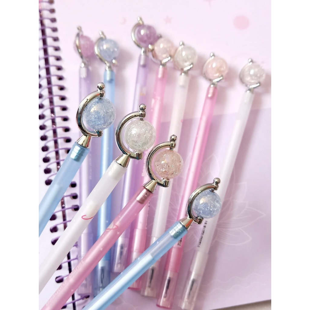 Caneta Fofa com ponta Fina | Papelaria Criativa | Gato | Globo | Flor em Oferta na Shopee