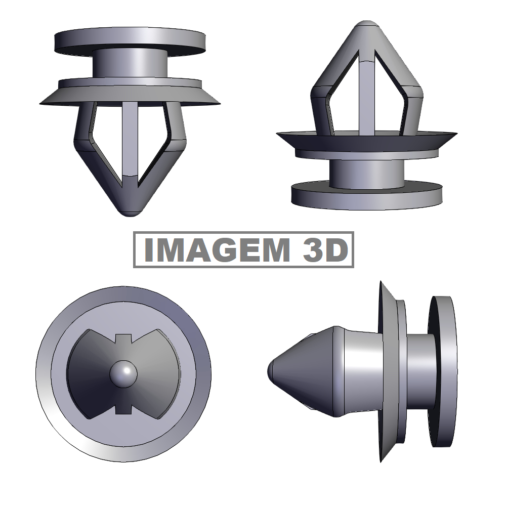 10 Grampos Espelho Retrovisor Da Porta Celta Corsa Agile Gm em Oferta na Shopee