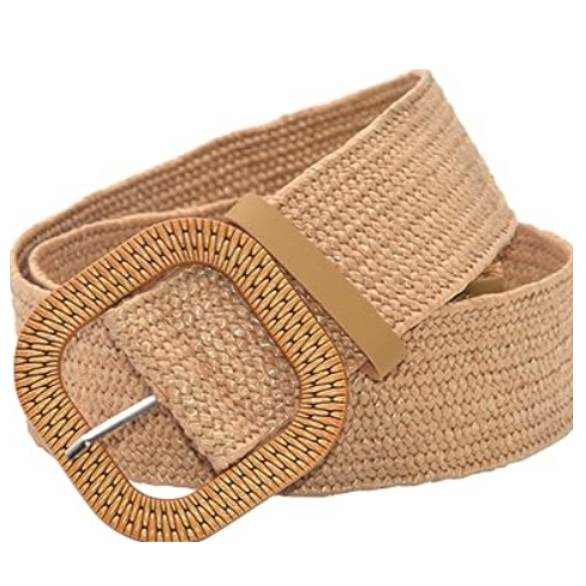 Cinto De Palha Faixa Feminino Elástico Moda Verão HL-32