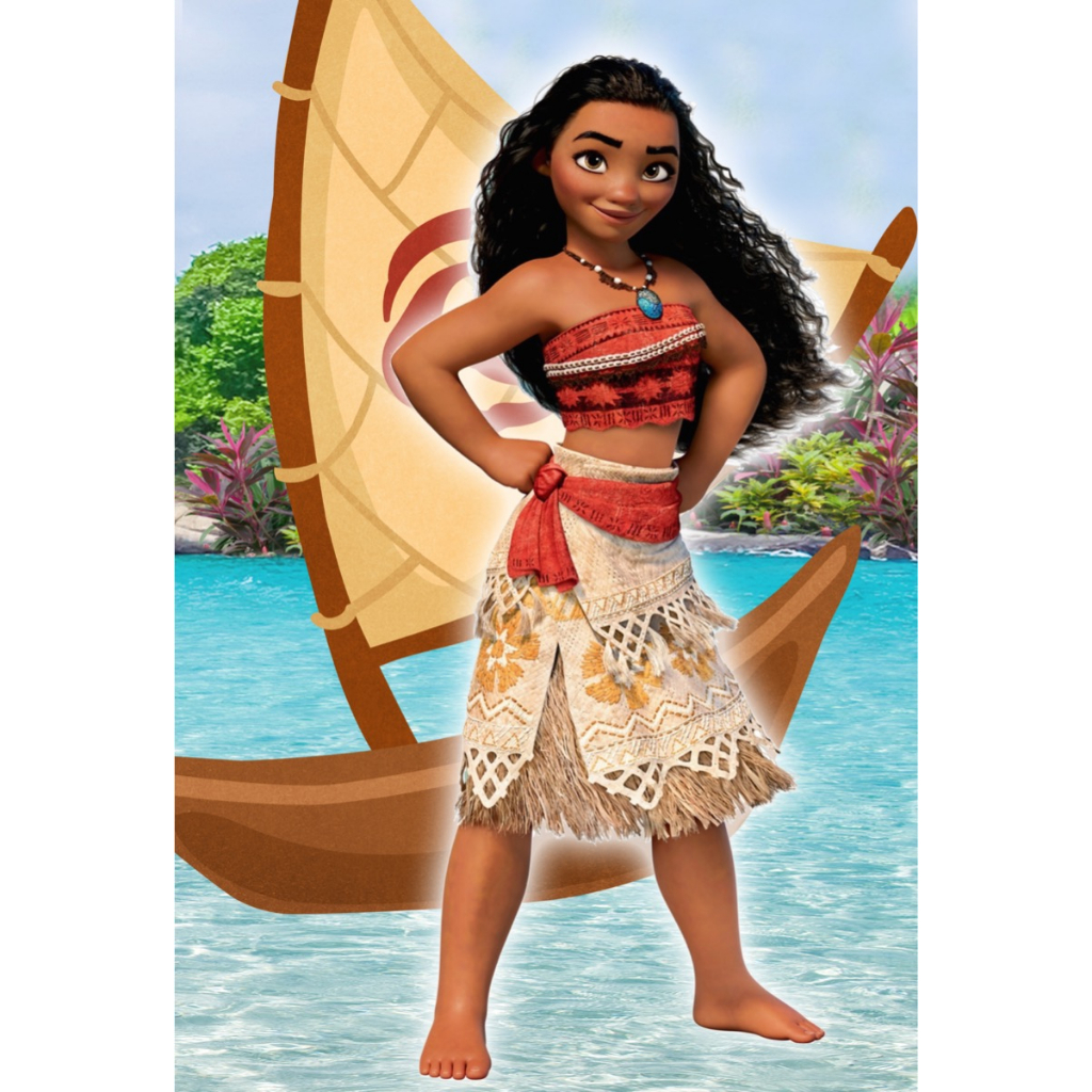 Painel Lateral Tecido Sublimado 3D 2,20x1,50 Moana