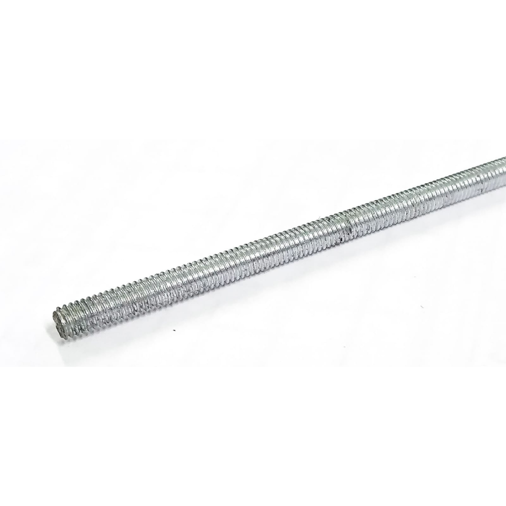 Barra Roscada M3 500mm (50cm) Zincado Branco · foto 2