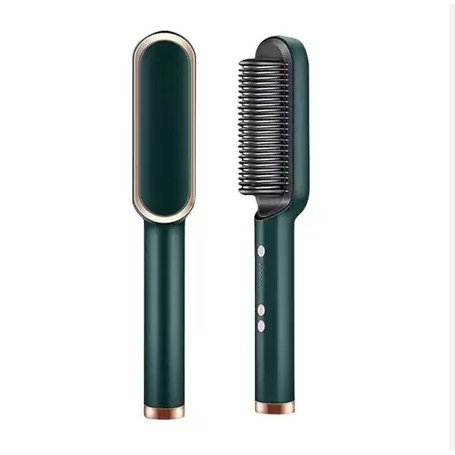 Escova Alisadora Anion Hair Pro 5 em 1 , Secador, Chapinha e Modelador de Cachos Bivolt Alisa, Hidrata, Modela, Alinha e Anti-Frizz