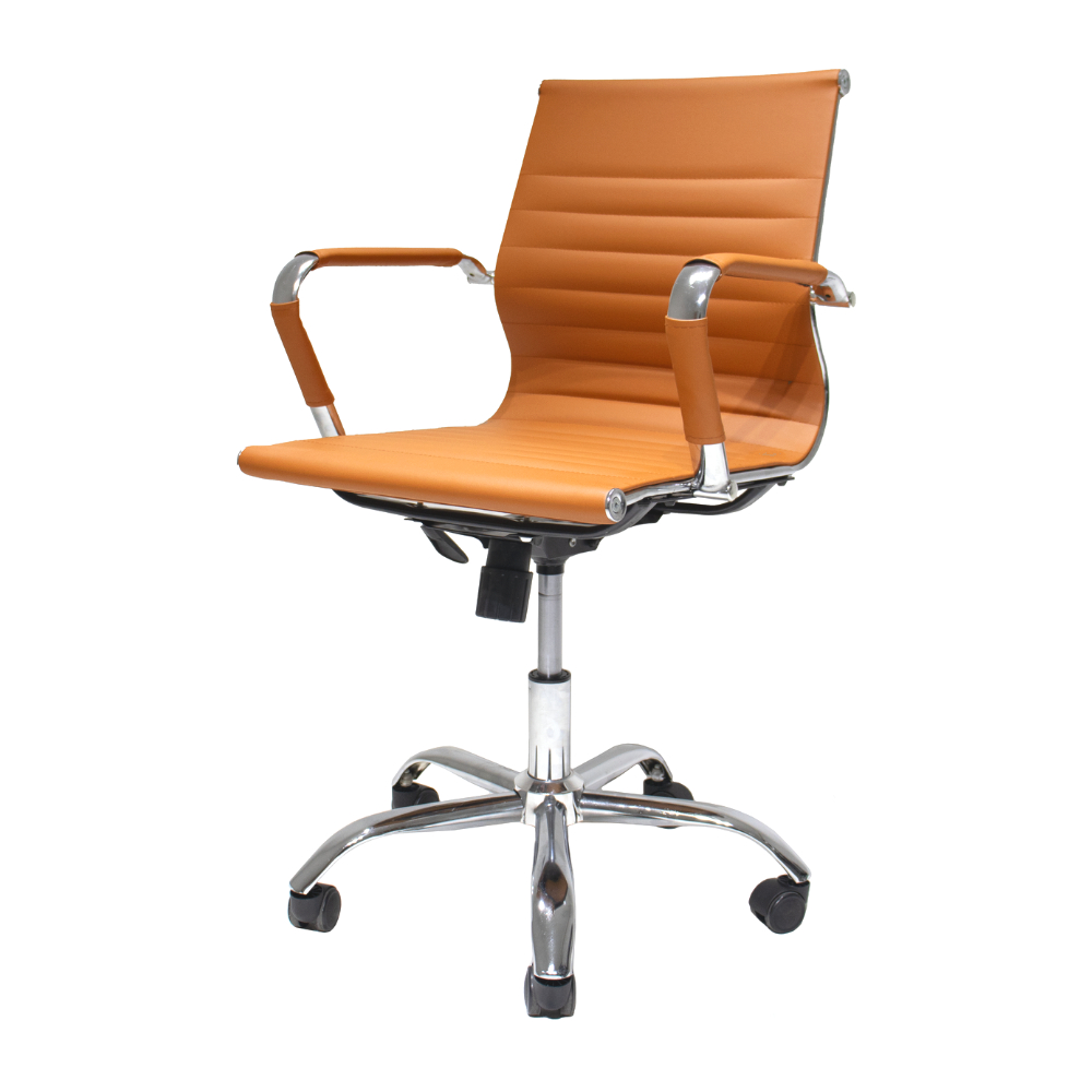 Cadeira De Escritório Diretor Charles Eames Eiffel Caramelo
