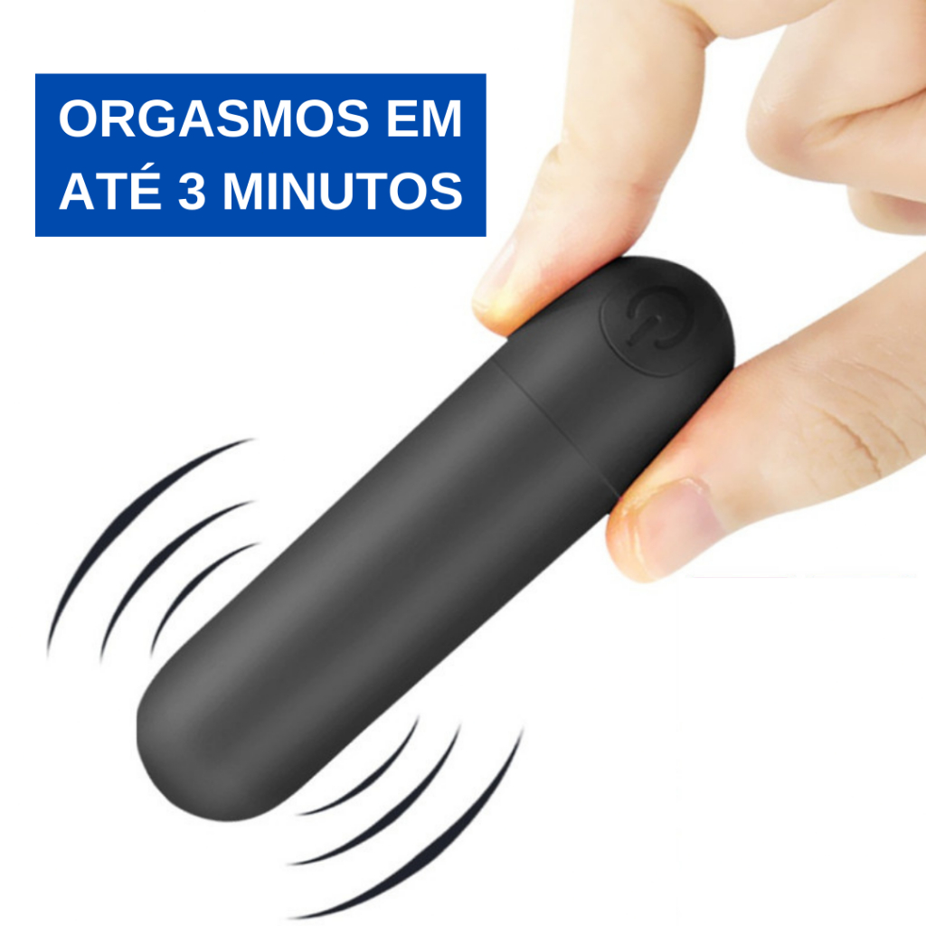 Vibrador Bullet Recarregável Massageador Discreto Usb 10 Modos de Vibração Aveludado - SexShop em Oferta na Shopee