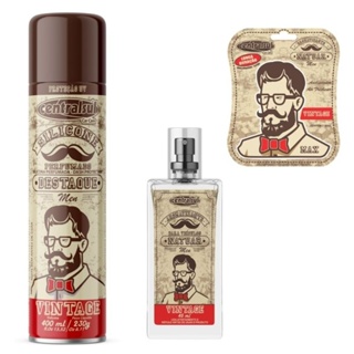 Kit Natuar Men Vintage Centalsul em Oferta na Shopee