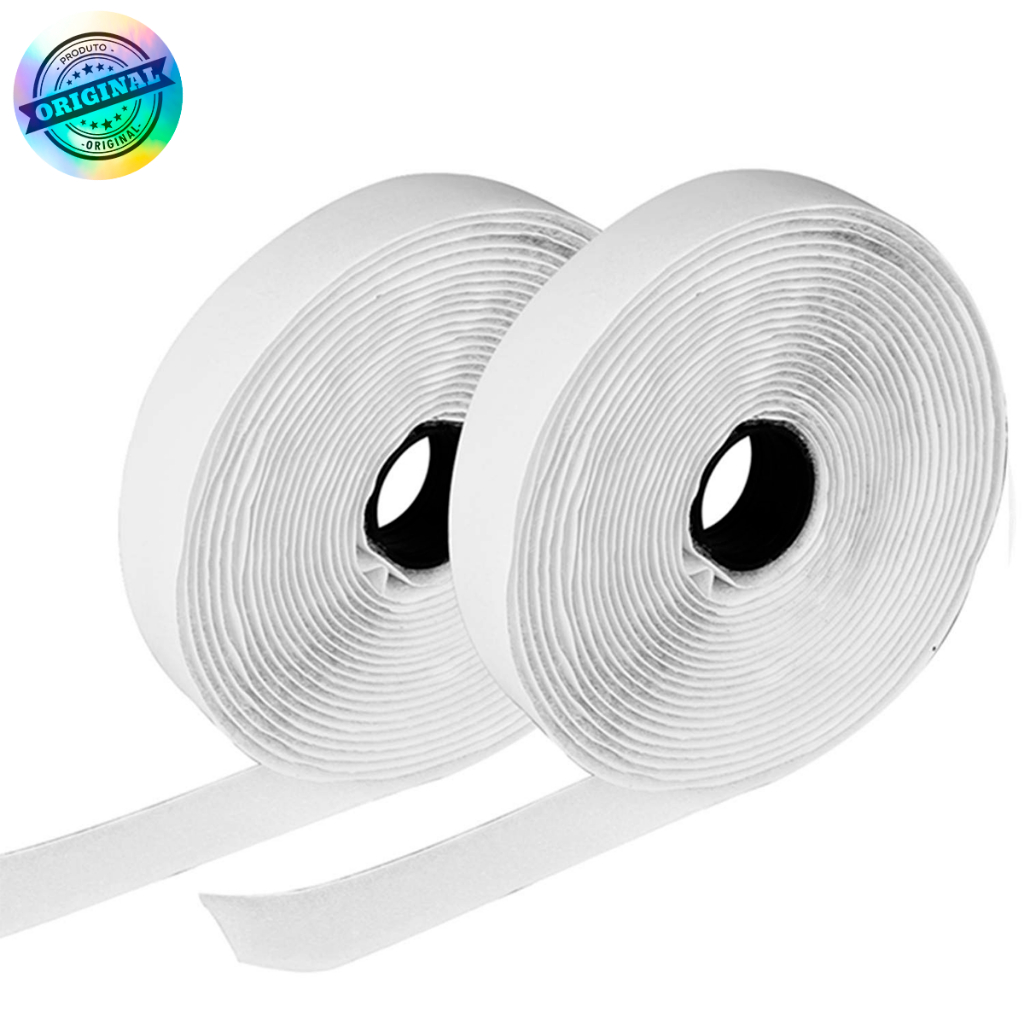 Fecho de Contato 25mm SEM ADESIVO Macho e Fêmea Preto tela mosquiteiro , costura, organizador de cabos em Oferta na Shopee