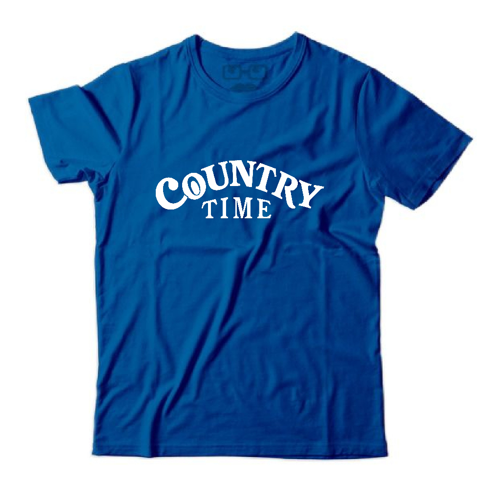 Camisa Camiseta Country Time Rodeio Lançamento