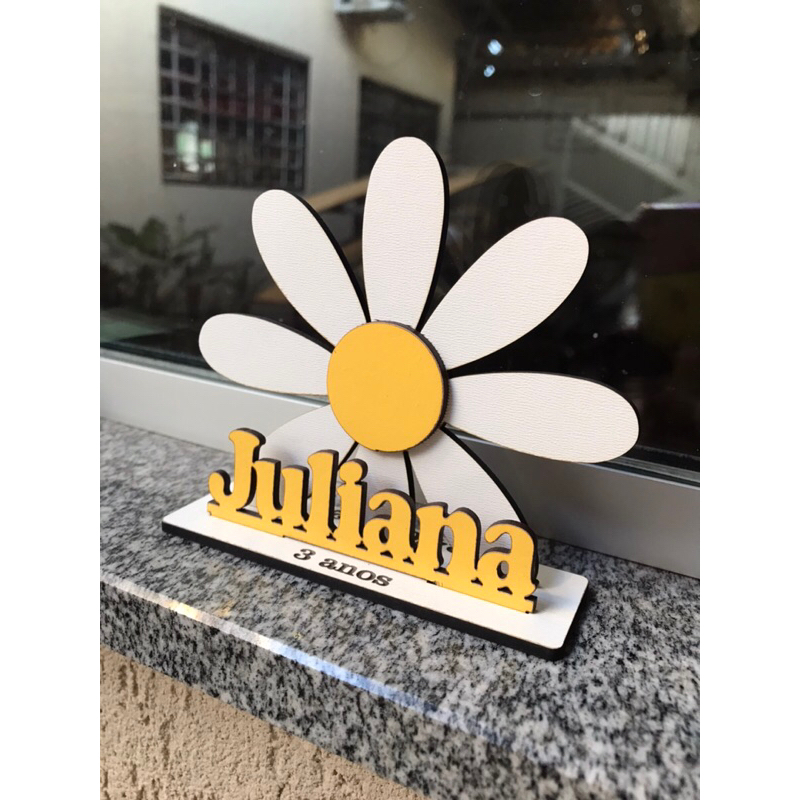 40 Lembrancinhas Margarida Personalizadas Festa Nomes Chá De Bebê Aniversário Infantil