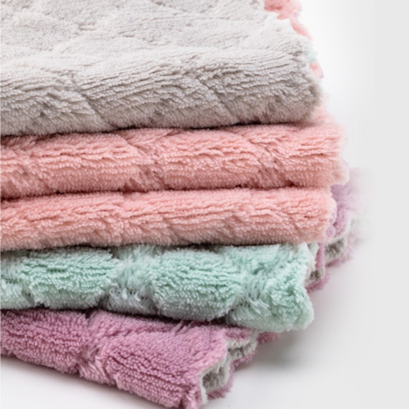 Kit C/30 Pano De Prato Forte Absorção De Água Microfibras Pano Artigos De Cozinha Casa Promoção