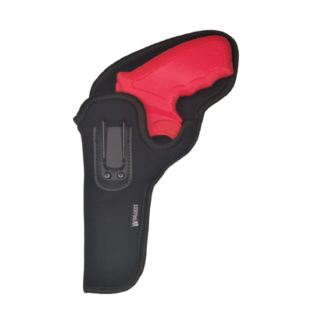 Coldre Neoprene Revolver 38 357 - 4 Polegadas 8 Tiros Canhoto