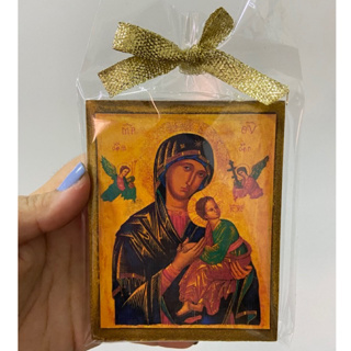 Ícone Nossa Senhora do Perpétuo Socorro 10cm em Oferta na Shopee