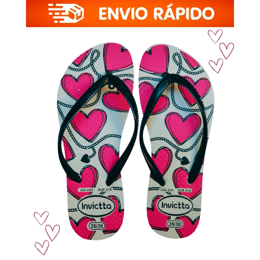 R$ 12,99 Sandalia Invictta Chinelo De Dedo Feminino Slin Do 34 ao 40 - Promoção A12