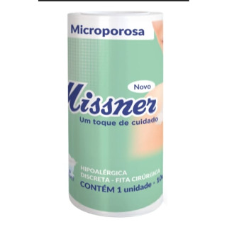 Kit 3 Fitas Microporosas 10cm X 4,5m Branco Missner
