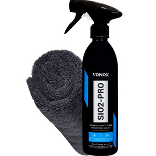 Kit Toalha de Microfibra Produto Para Carro Envelopado Fosco Pintura Selante SiO2 Pro 500ml Vonixx em Oferta na Shopee