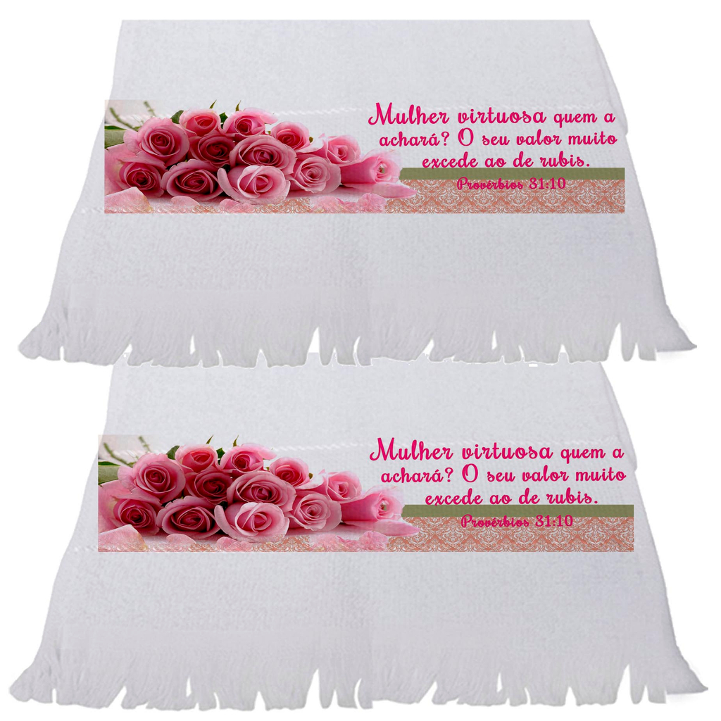200 Toalhas Lembrancinha Mulher Virtuosa- Toalha Personaliza Mulher Virtuosa, Lembrancinh…