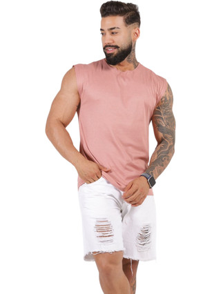 Regata Muscle Camiseta Masculina Manga Japonesa Canelada Americana Fitness Treino Basica Masculino