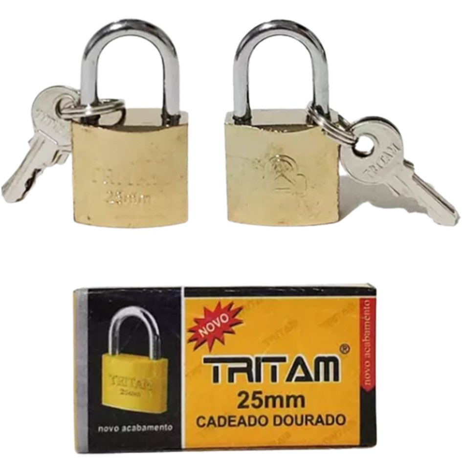 2 X Cadeado Pequeno 25mm Para Armario Gavetas Bolsas Mochila em Oferta na Shopee