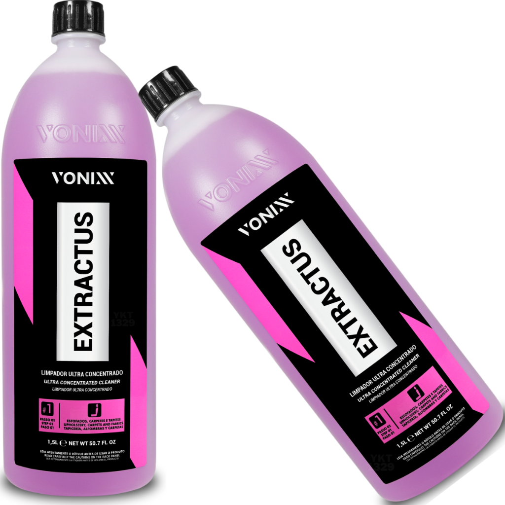 Detalhes do Extractus Limpador Higienizador Estofados Banco 1,5l Vonixx