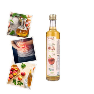 Vinagre De Maçã (100% Orgânico) (4,2% de Acidez) - Fazenda São Roque 500ML