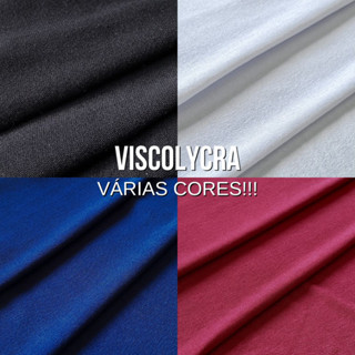 Malha Viscolycra com elastano - Ideal para turbante vestido
