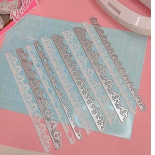 Faquinha de corte e relevo scrapbook| modelo renda grande| matriz de metal corte e relevo em Oferta na Shopee