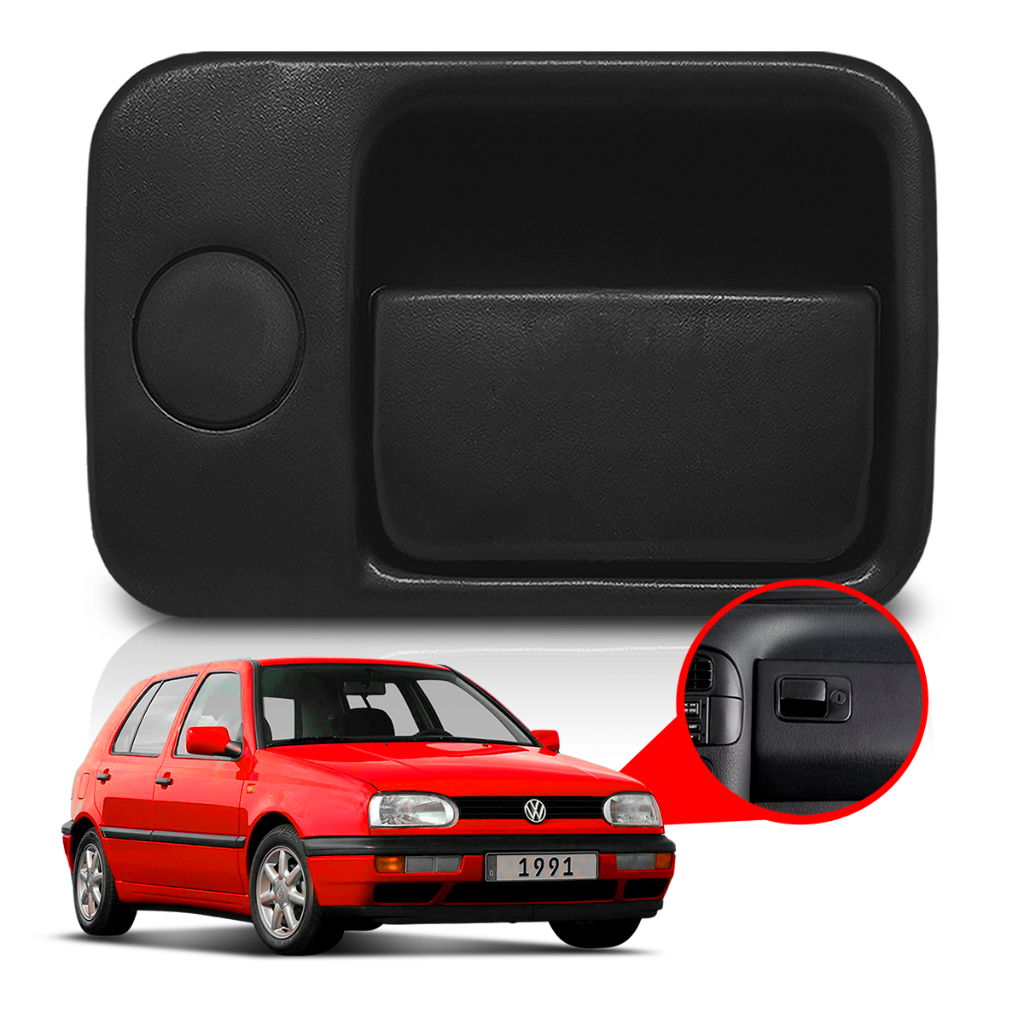 Botão Fecho Maçaneta Tampa Porta Luvas Golf MK3 94 95 96 97 98 Trinco