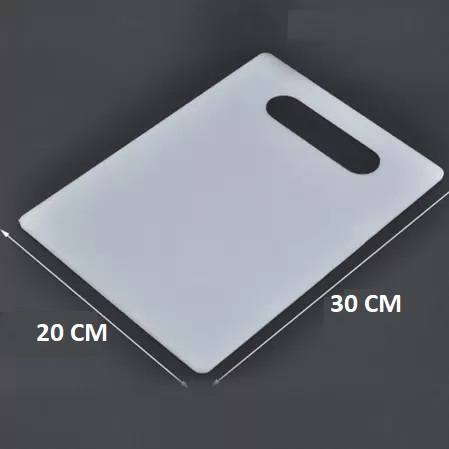 Tábua De Corte de Carne Plástico para Cozinha Branca Pvc 20 x 30 cm 1 Churrasco