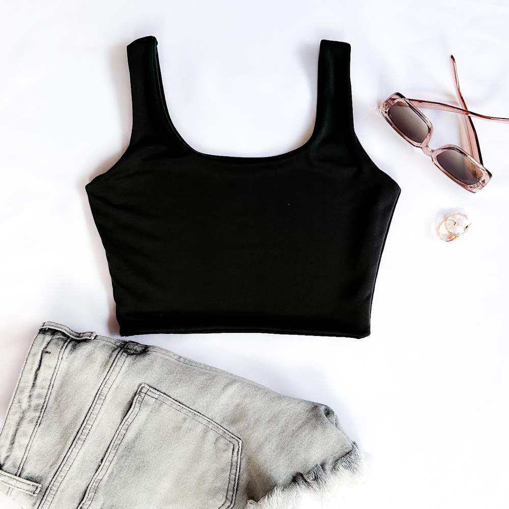 Cropped Feminino Top  Suplex Alcinha Básico Cores Verão 2023 em Oferta na Shopee