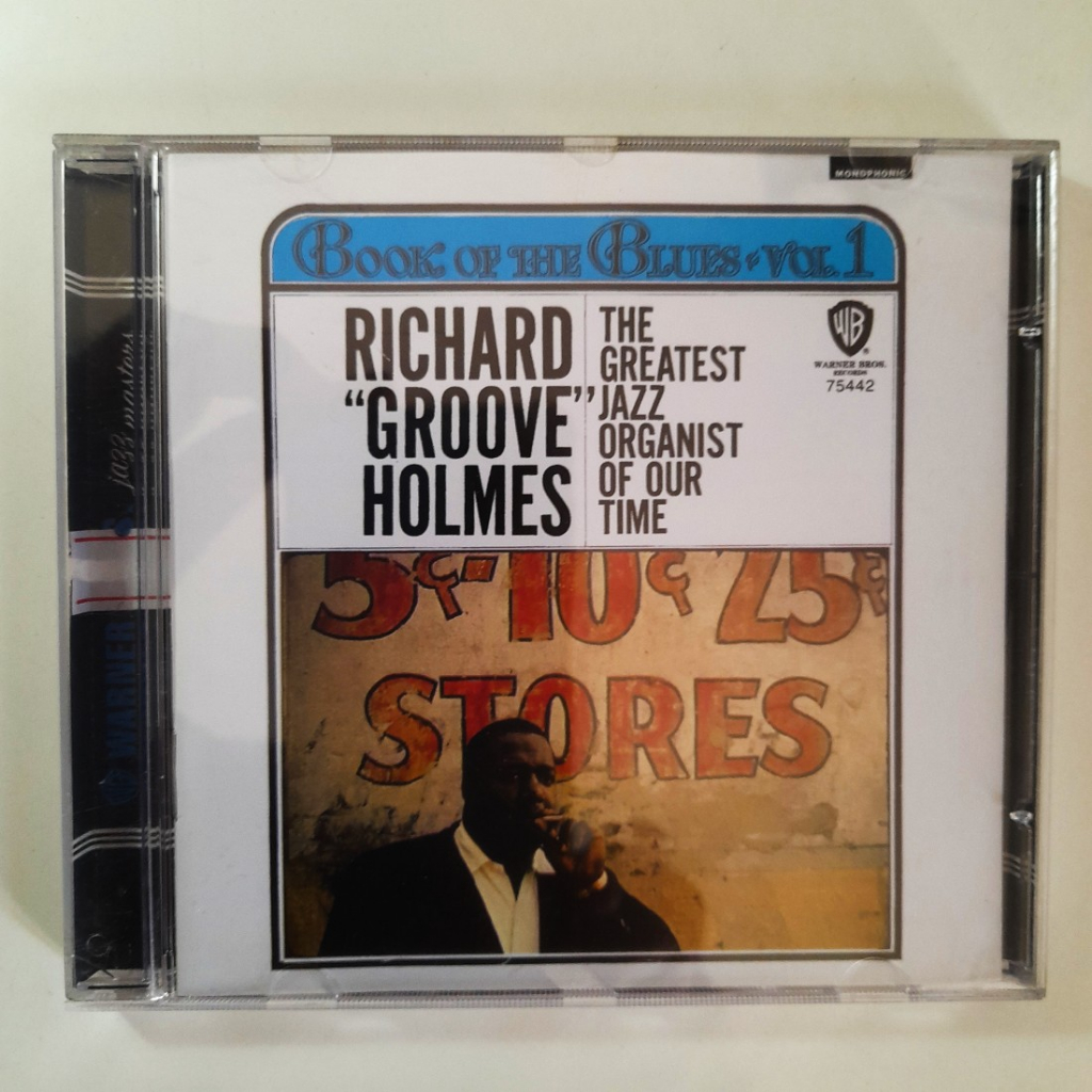 Cd Richard "Groove" Holmes, Book of the Blues vol.1. Cd Seminovo.