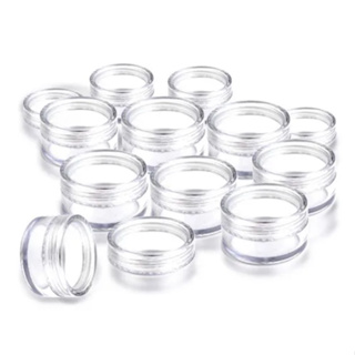 Kit Com 12 Potinhos De Acrílico Transparente 10g Glitter em Oferta na Shopee