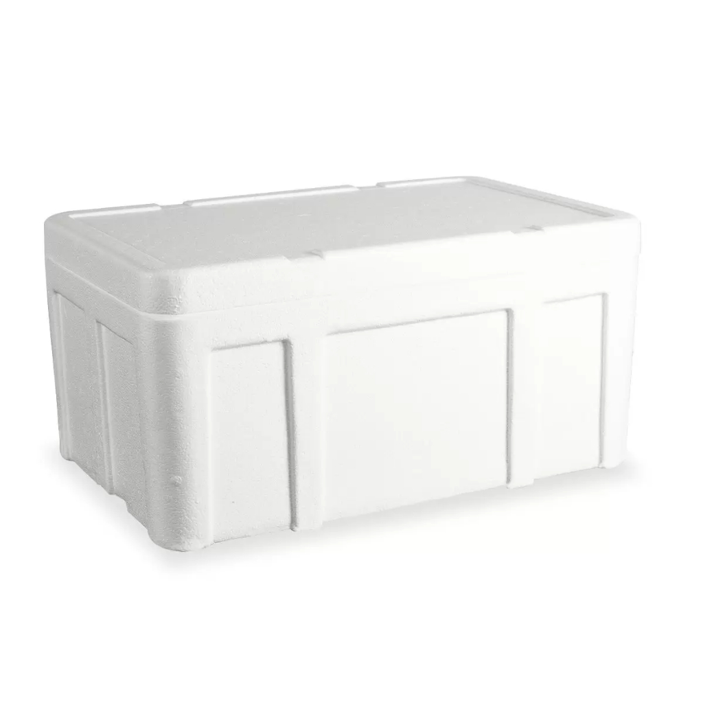 Caixa de isopor para pescados de 40 litros - Caixa para pescados, gelo, medicamentos e alimentos.