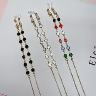 Óculos De Sol Cordão De Corrente Pérola Para Pescoço , Anti-Perda Da Moda , Acessórios De Corda Suspenso Coloridos em Oferta na Shopee