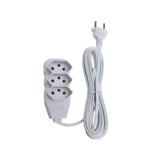 Extensão 5 Metros Tripolar Bivolt 110w 220w Proteção
