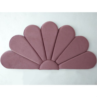 Modulo 7 Petalas Flor com Miolo 140cm Casal MDF 6mm Cru sem Pintura ou forro