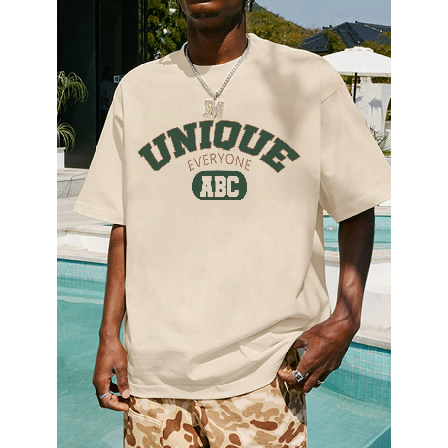 Camiseta Unique Exclusivo Oversized Masculino Manga Curta Streetwear Básica