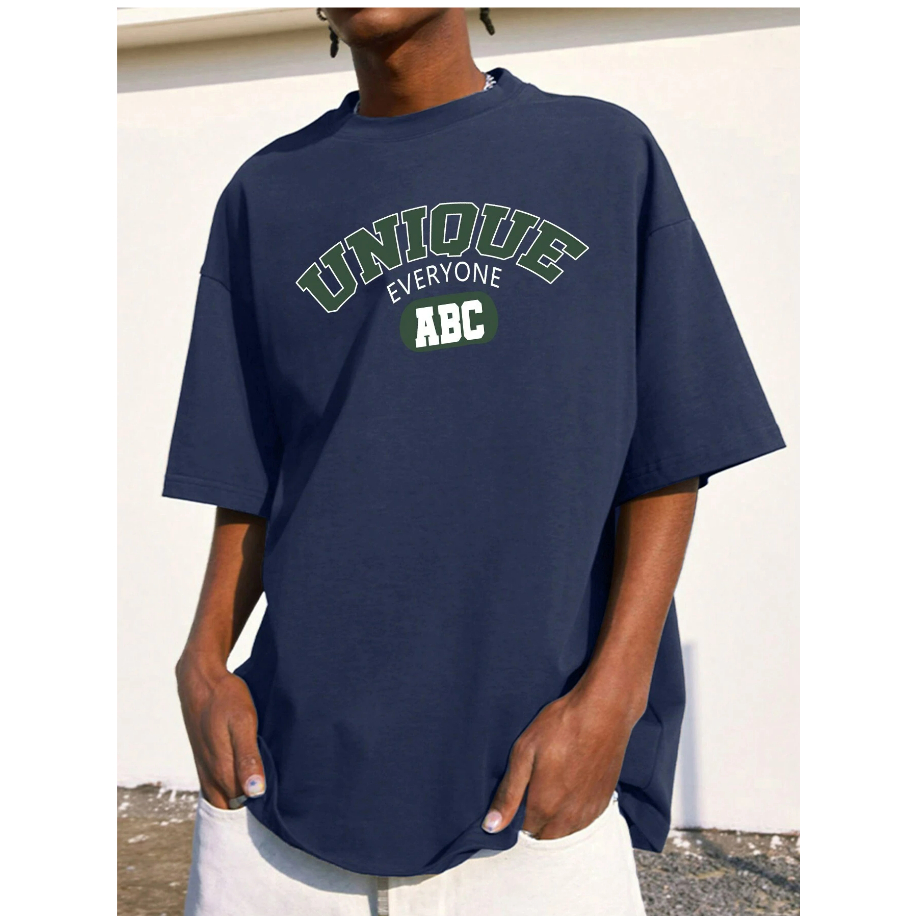 Camiseta Unique Exclusivo Oversized Masculino Manga Curta Streetwear Básica