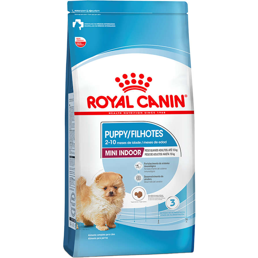 Ração Para Cão Filhote Mini Indoor Junior 7,5kg Royal Canin