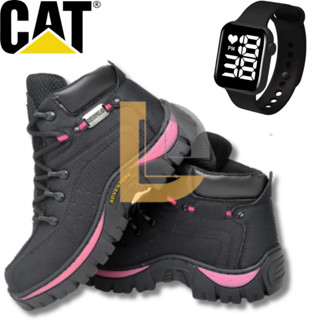 Bota Coturno Adventure Feminina Caterpillar + Relógio LED