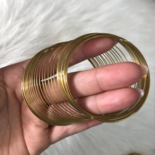 Molas de Metal Para Pulseiras Adulto e Infantil Dourada