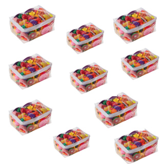 Kit 10 Saco Organizador Guarda Roupa Brinquedos C/ Ziper em Oferta na Shopee