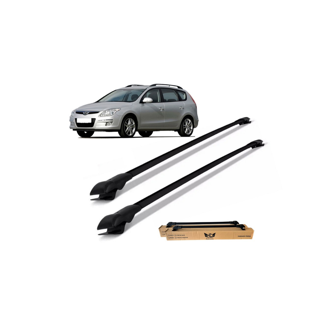 Rack Travessa de Teto Hyundai I30 Cw 2010 A 2013 Bagageiro Slim
